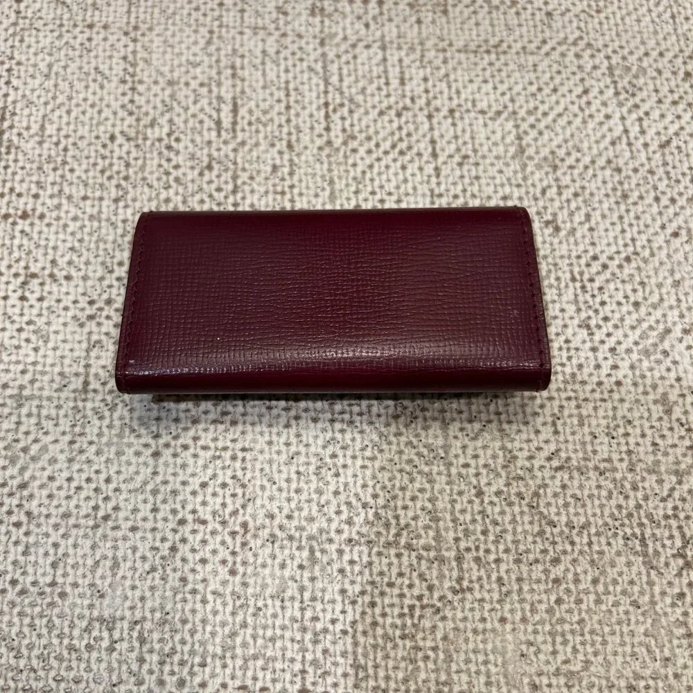 Cartier Leather 4-Key Key Holder in Bordeaux - Picture 3 of 6